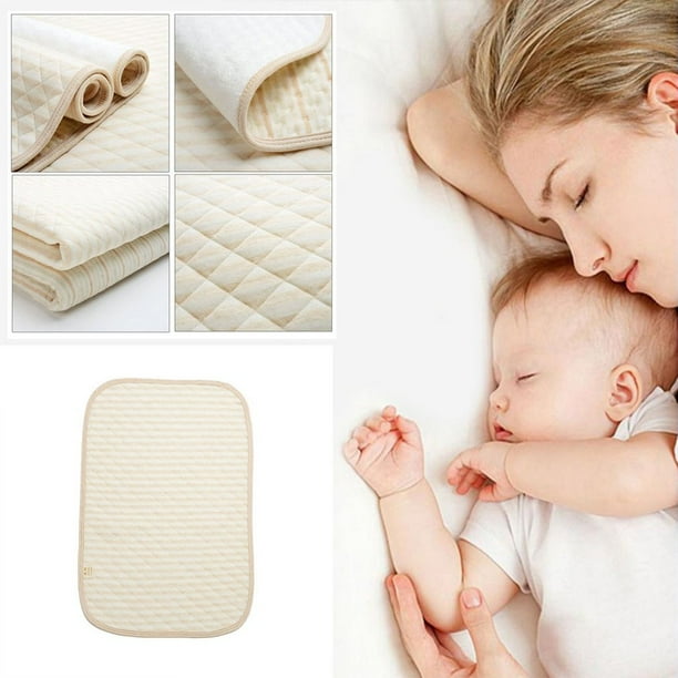 Multicolored Stripe Organic Colored Cotton Waterproof Layer Baby Changing Mat Changing Urine Pad Bed Sheets for Newborn